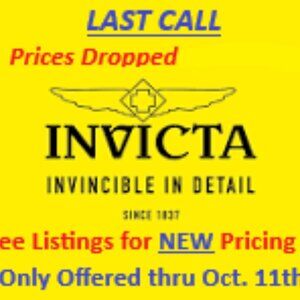 INVICTA WATCHES (See Listing for Updated Pricing)